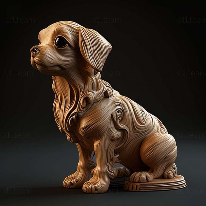 3D модель Течичи собака (STL)